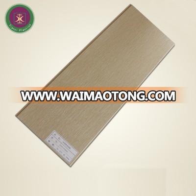 Flat panel wood plastic wall panel board bamboo fiber wood panel wpc decking